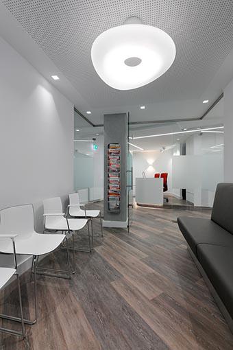 Wartezimmer rheumatologische Praxis